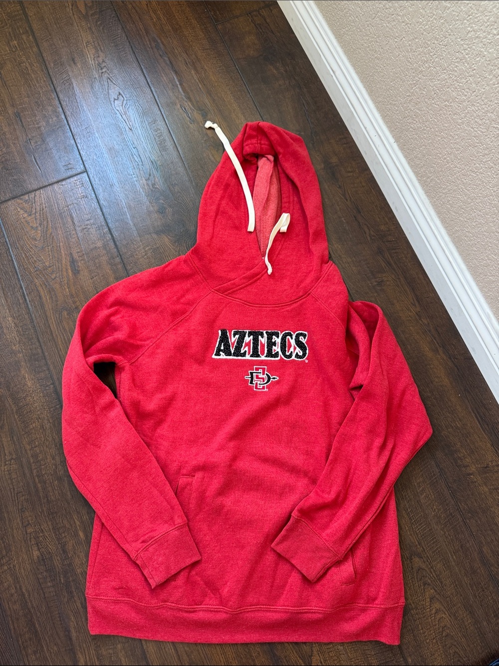 Red Aztecs Hooded Sweatshirt - Women
